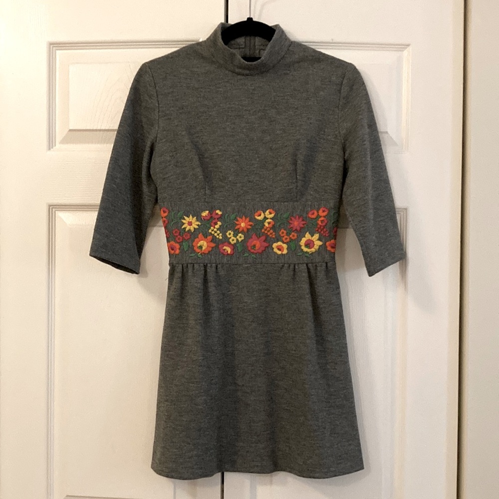 Vintage Minidress with Floral Details — From the Closet of Tavi Gevinson